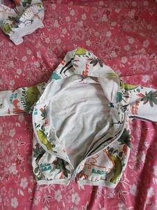 Hopscotch Boyes Cotton T-shirt, Jackets And Pant Set