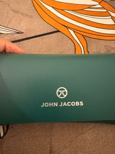 John Jacobs Women Black Full Rim Square Sunglasses