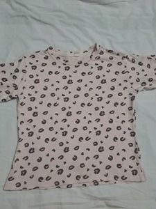 Animal Printed Crop Top