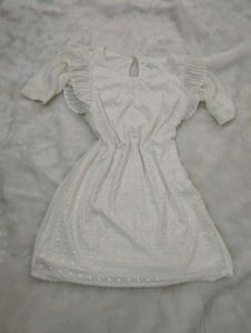 Imported Strchable Georget Chickenkari Dress