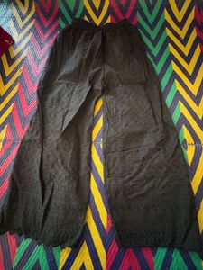 Embroidered Palazzo Pants