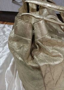 Metallic Gold Tote Bag