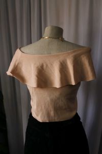 Zara Ruffle Off-Shoulder Top