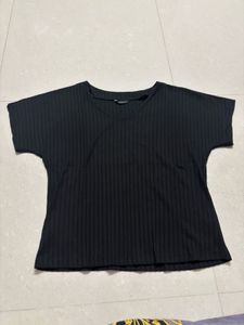 “Zudio” Ink Black Seath Top
