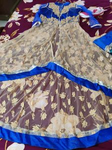 golden, blue  Lehenga Choli