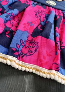 Traditional Style Baby Frock with Embellishments