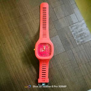 Red Digital Watch