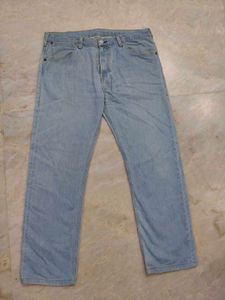 Levi's Straight Fit Light Wash Denim Jeans