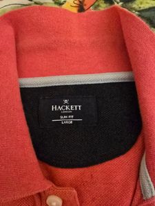 Hackett Orange Polo Shirt