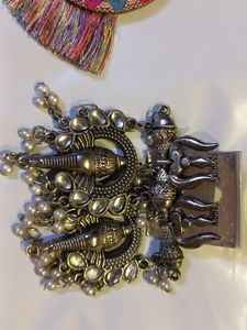 10 Pairs Of Earrings And 2 Finger Rings