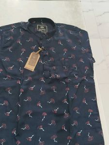 Floral Print Kurta Shirt