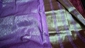 BANARSI TISSUE SAREE WITHOUT BLOUSE