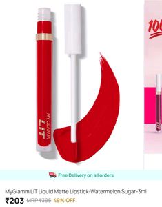 Myglamm Lit creamy matte Liquid Lipstick