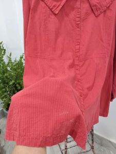 Button Down Tunic Top