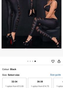 Cutout Faux Leather Leggings