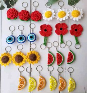 5 Crochet Keychains