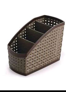 4 compartment plastic storage holder (set of 2)