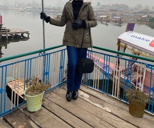 Warm Stylish Olive Green Casual Jacket