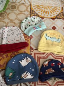 New Born Baby Cap Combo