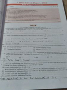 CBSE Class 12 Accountancy Sample Paper