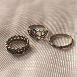 🆕 Vintage Set of 3 Rings