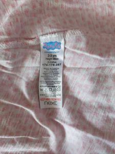 Pepper Pig 3 Years Frock
