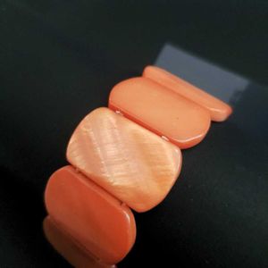 Coral Abalone Bracelet