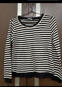 Warm Beaded Neck Top
