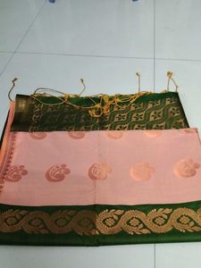 Light Orange Soft Silk Sarees...