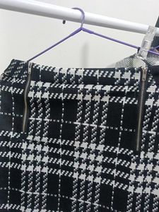 SHEIN Houndstooth Mini Skirt
