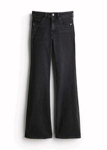 H&M Black Flared High Jeans