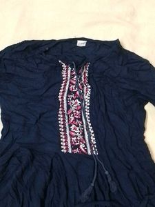 Blue Short Dress