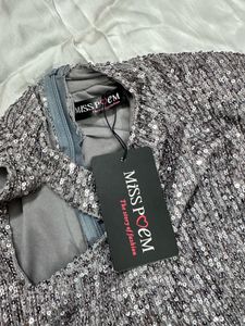 Sparkling Silver Party Dress