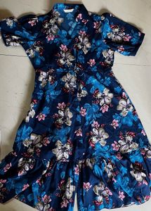 Floral Print Shirt Dress