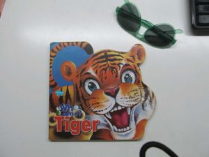 Who Am I - Tiger, Board Book With Cutout Pages
