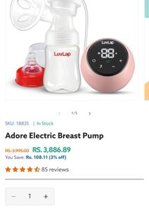 *BEST SELLER* LuvLap Adore Electric Breast Pump