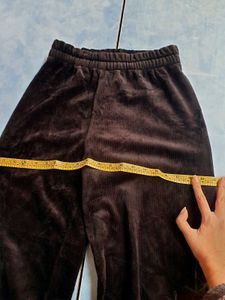 black velvet trouser