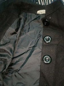 Elegant Black Trench Coat