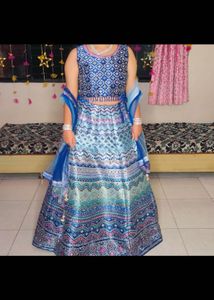 Elegant And Sparkling Bridal Designer Lehenga.