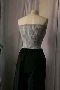 Bershka Silver Tube Top