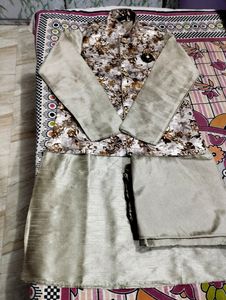 Men Jacket Kurta Pyjama Set