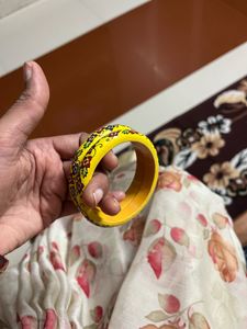 Floral Hand-Painted Bangles