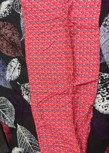 New Floral Print Kurti With Pallazo Set(L)