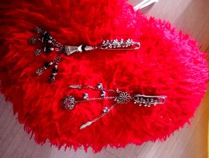 Combo New Handmade Oxidised Material Saree Pin