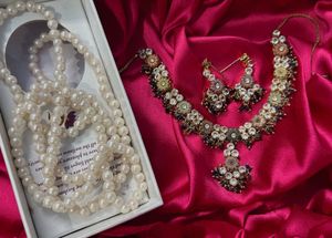 JEWELLERY SET With PEARL NECKLACE | COMBO|