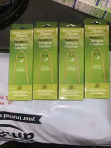 Bentodent Clean Bamboo Tongue Cleaner Pack Of 4
