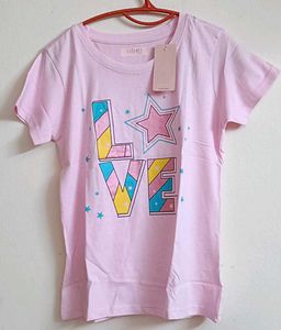 2 Pc Girls T Shirt, Size 11-12 Years