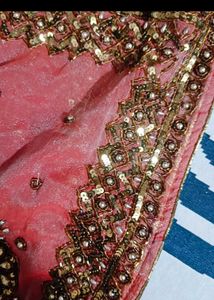 Heavy Hand Work Saree