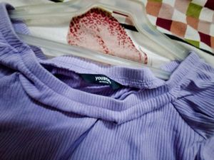 Purple Long Sleeve Top