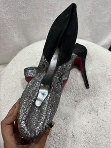Glitter Platform Heels